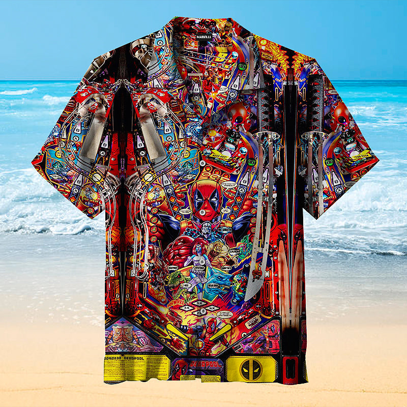 Deadpool Pinball Universal Hawaiian Shirt