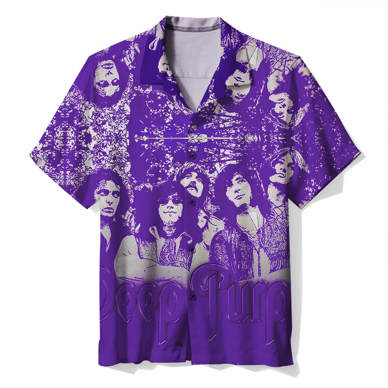 Deep Purple Hawaiian Shirt