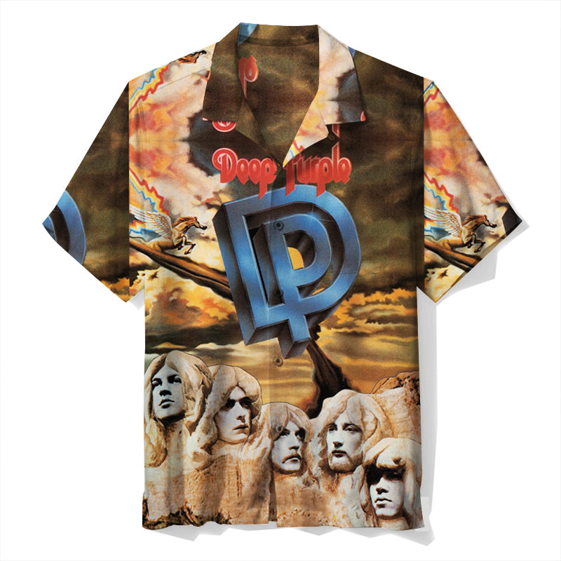 Deep Purple Unisex Hawaiian Shirt