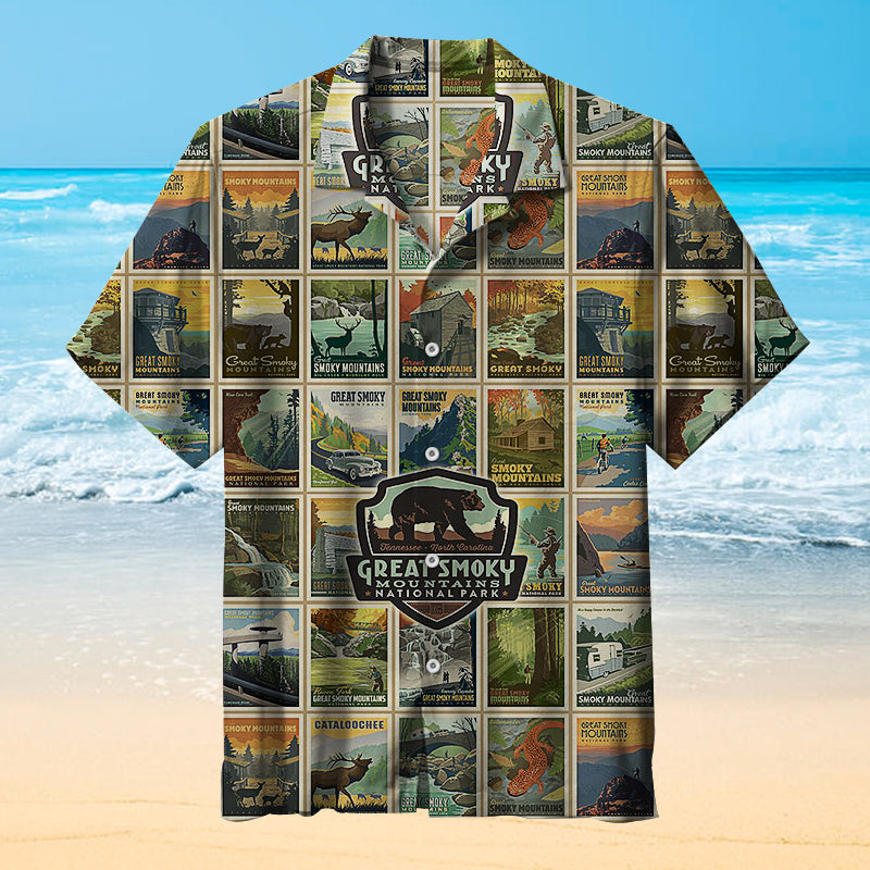 Destinations Great Smoky Mountains |Universal Hawaiian Shirt