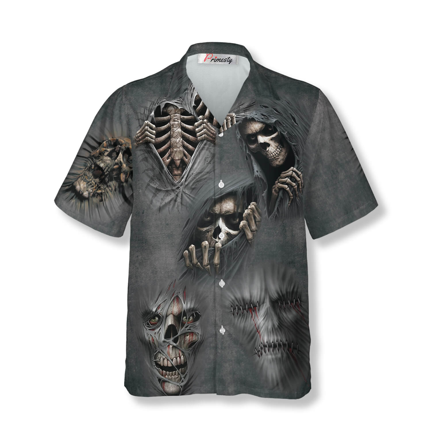 Devil Devour Skull Hawaiian Shirt