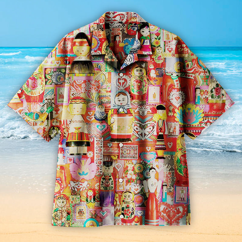 Dolls Around The World Universal Hawaiian Shirt