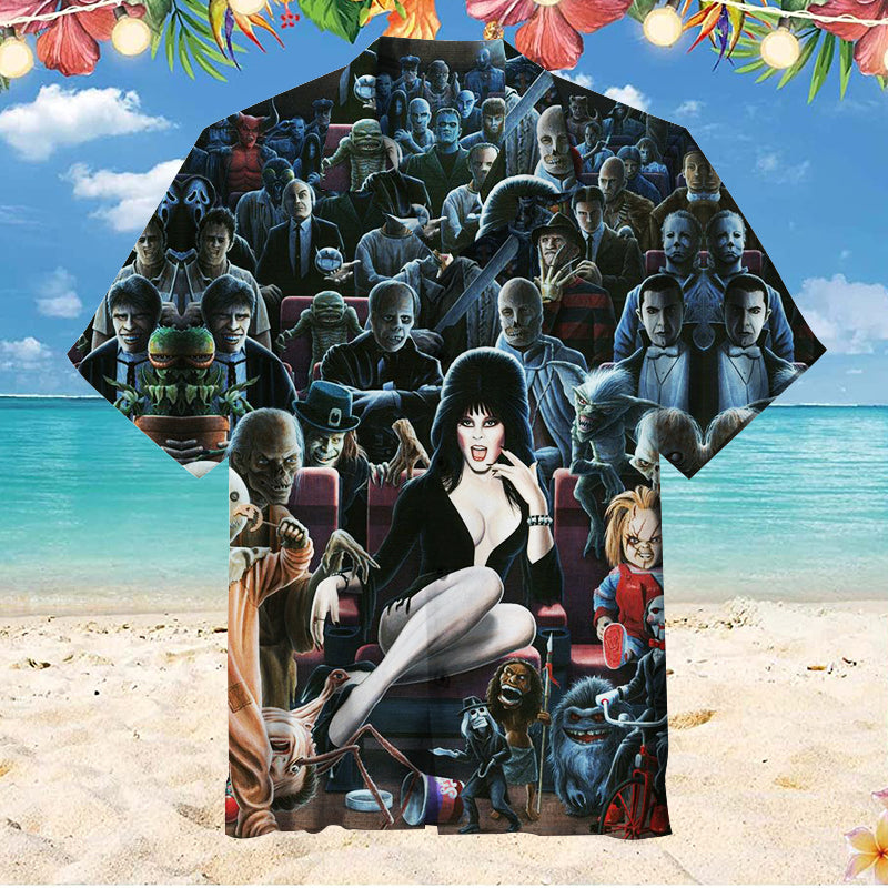 Elvira: Mistress of the Dark |Unisex Hawaiian Shirt