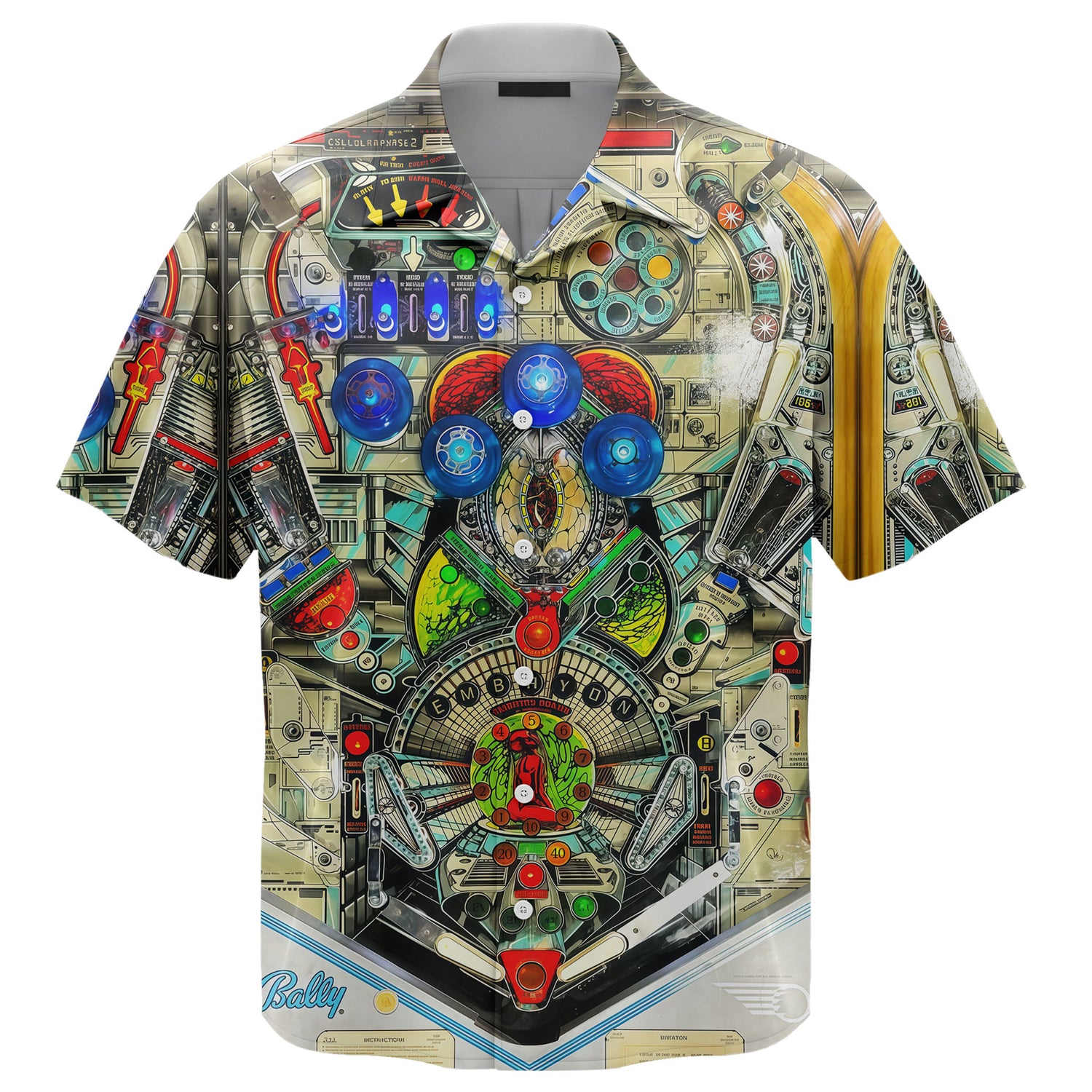 Embryon Pinball Machine Unisex Hawaiian Shirt