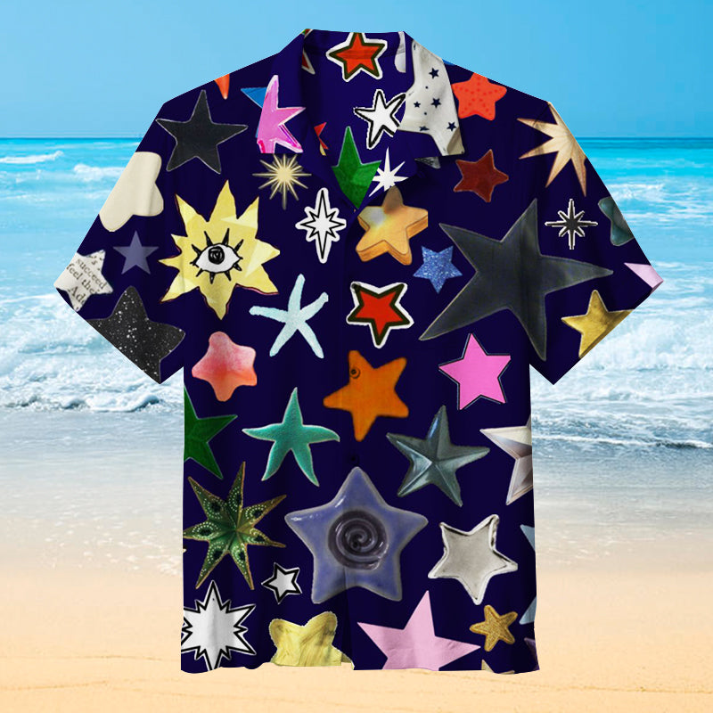 Five-Pointed Star Unisex Hawaiian Shirt