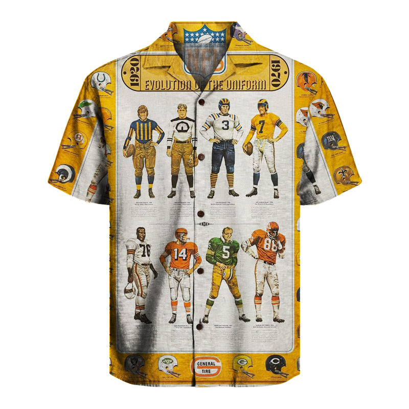 Football 1970 Vintage Sports Unisex Hawaiian Shirt