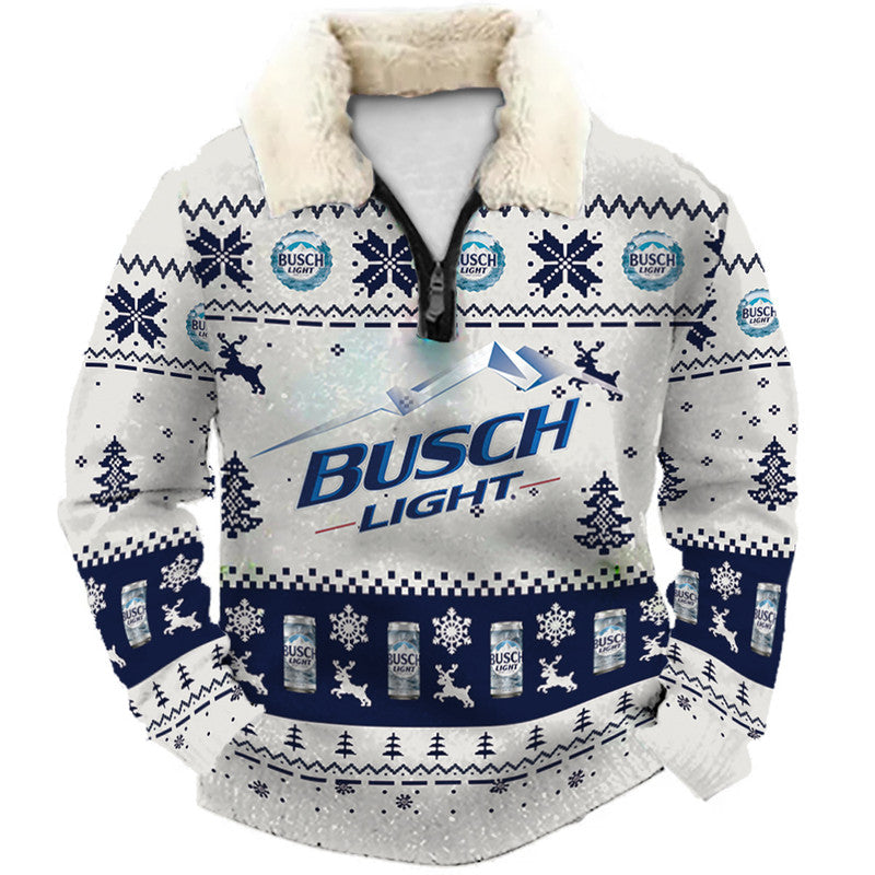 Frosted Evergreen Ugly Quarter Zip Sweatshirt