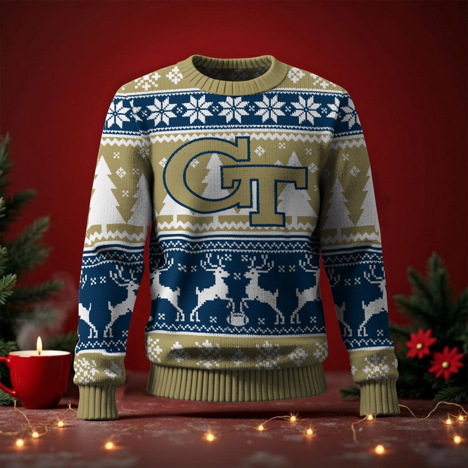 Georgia Tech Yellow Jackets Ugly Sweater