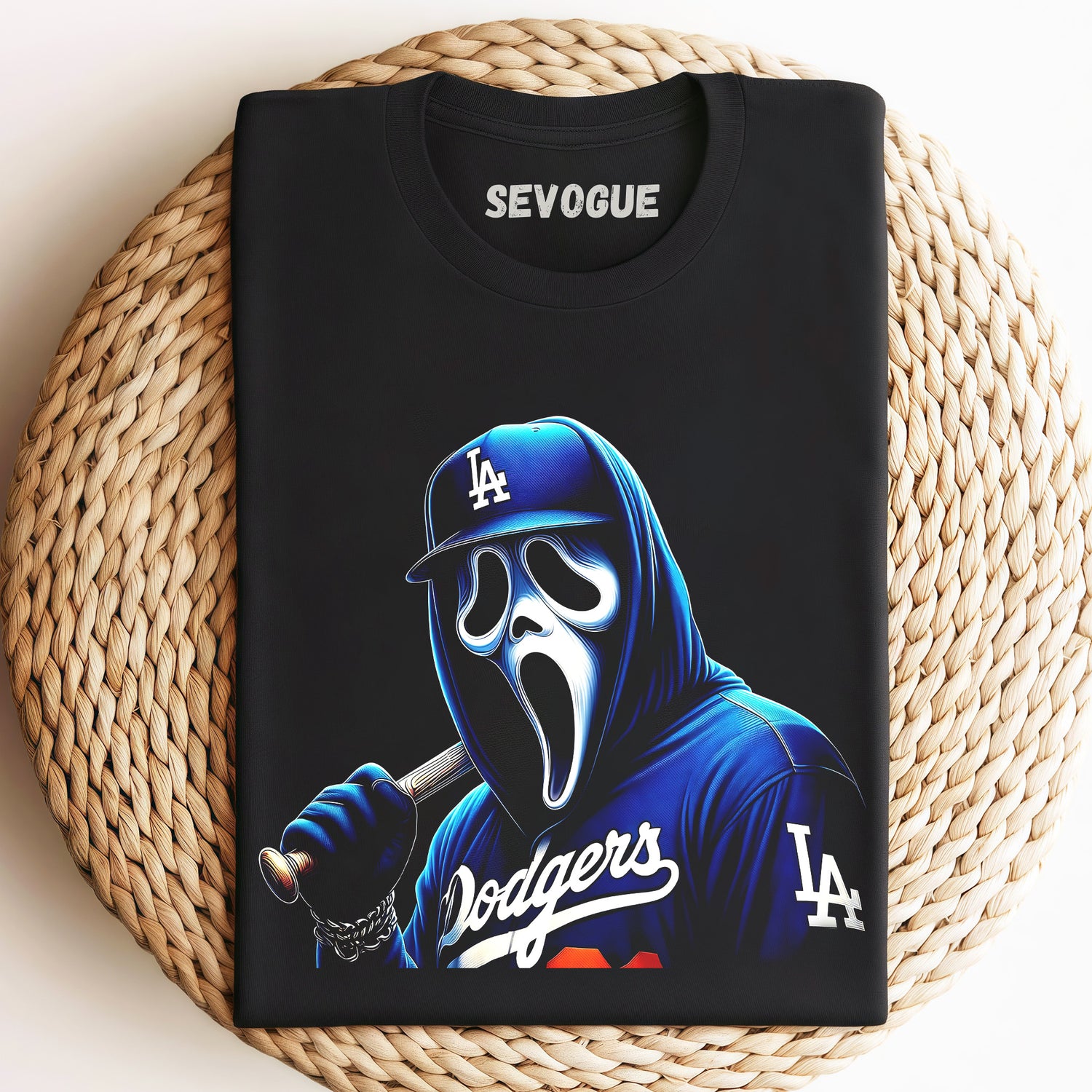 Ghost Face Playing Baseball Unisex Tee, Sweatshirt & Hoodie