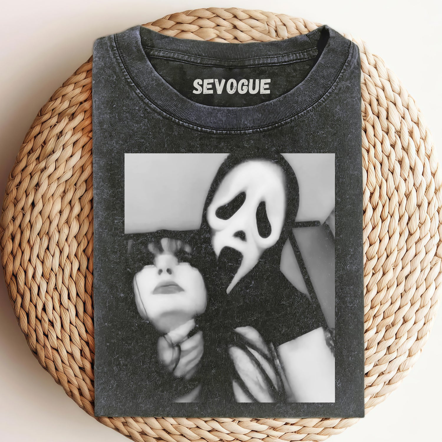Ghostface Holding A Beautiful Woman Unisex Tee, Sweatshirt & Hoodi