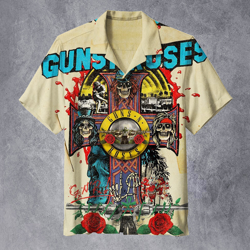 Guns N' Roses Unisex Hawaiian Shirt