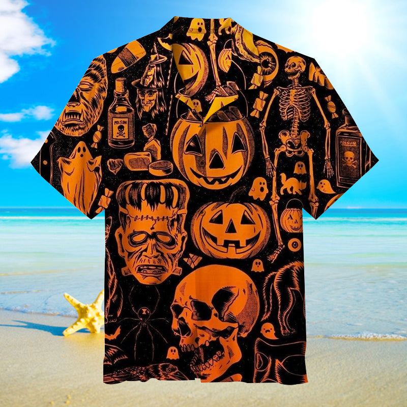 Happy Halloween Unisex Hawaiian Shirt