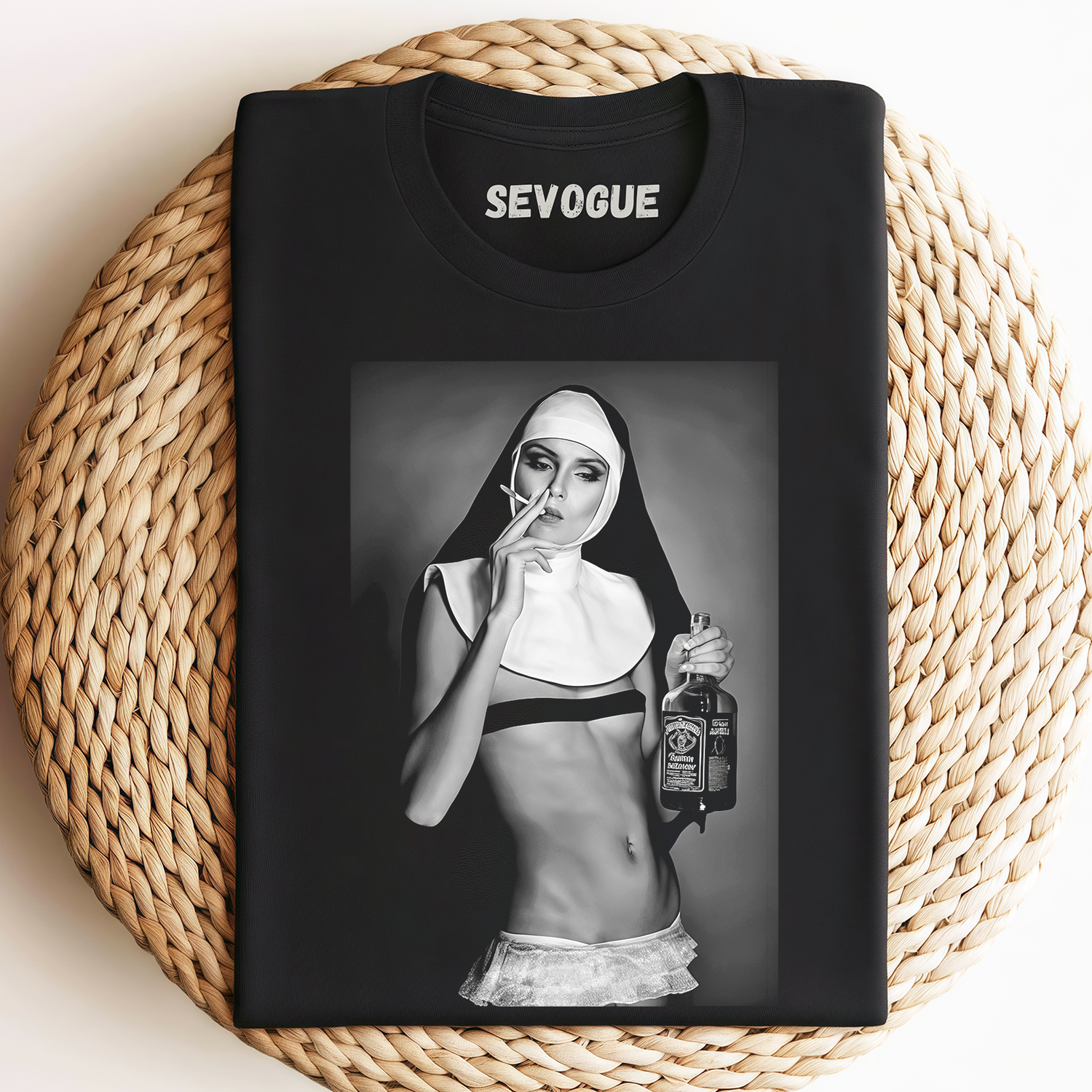 Hardcore Men's - Nun Smoking Unisex Tee, Sweatshirt & Hoodie