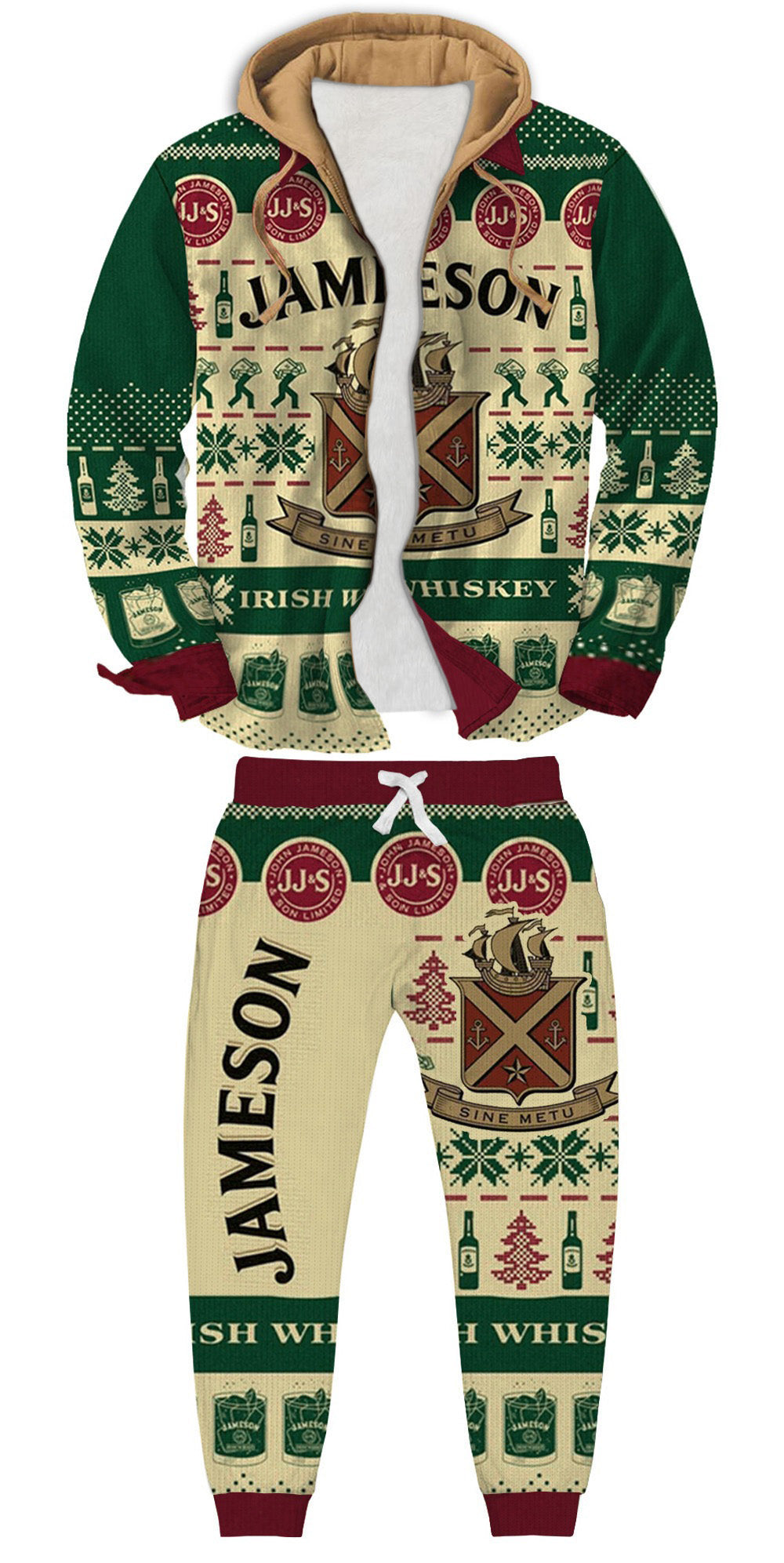 Holiday Ugly Zip Hoodie & Sweatpant Set