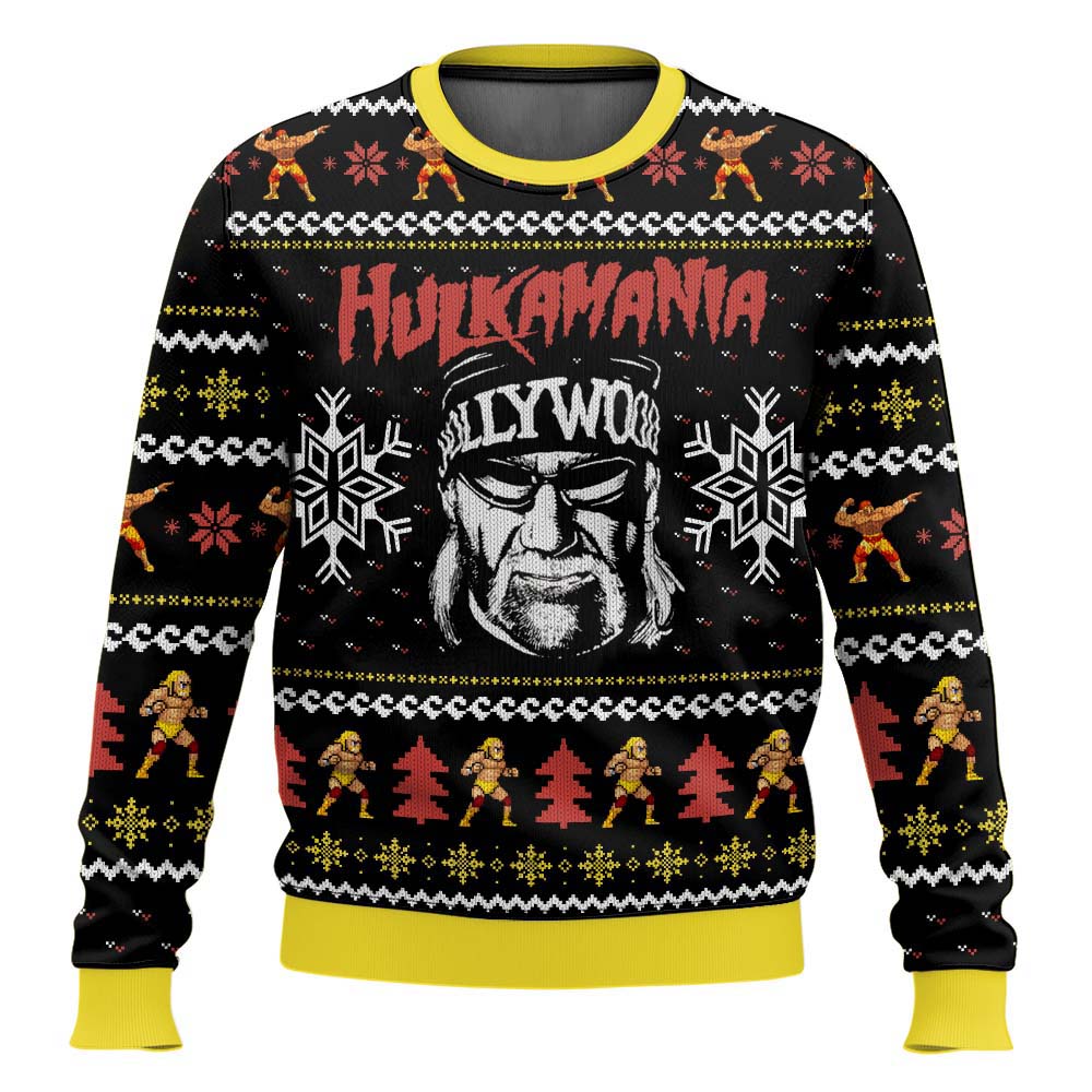 Hulk Hogan Hulkamania WWE Ugly Sweater