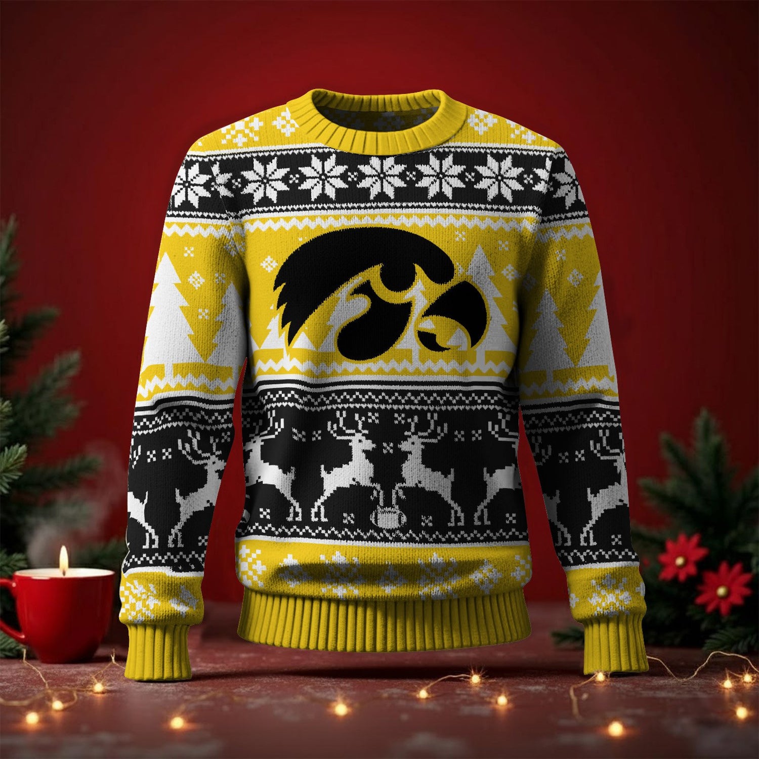Iowa Hawkeyes Ugly Sweater