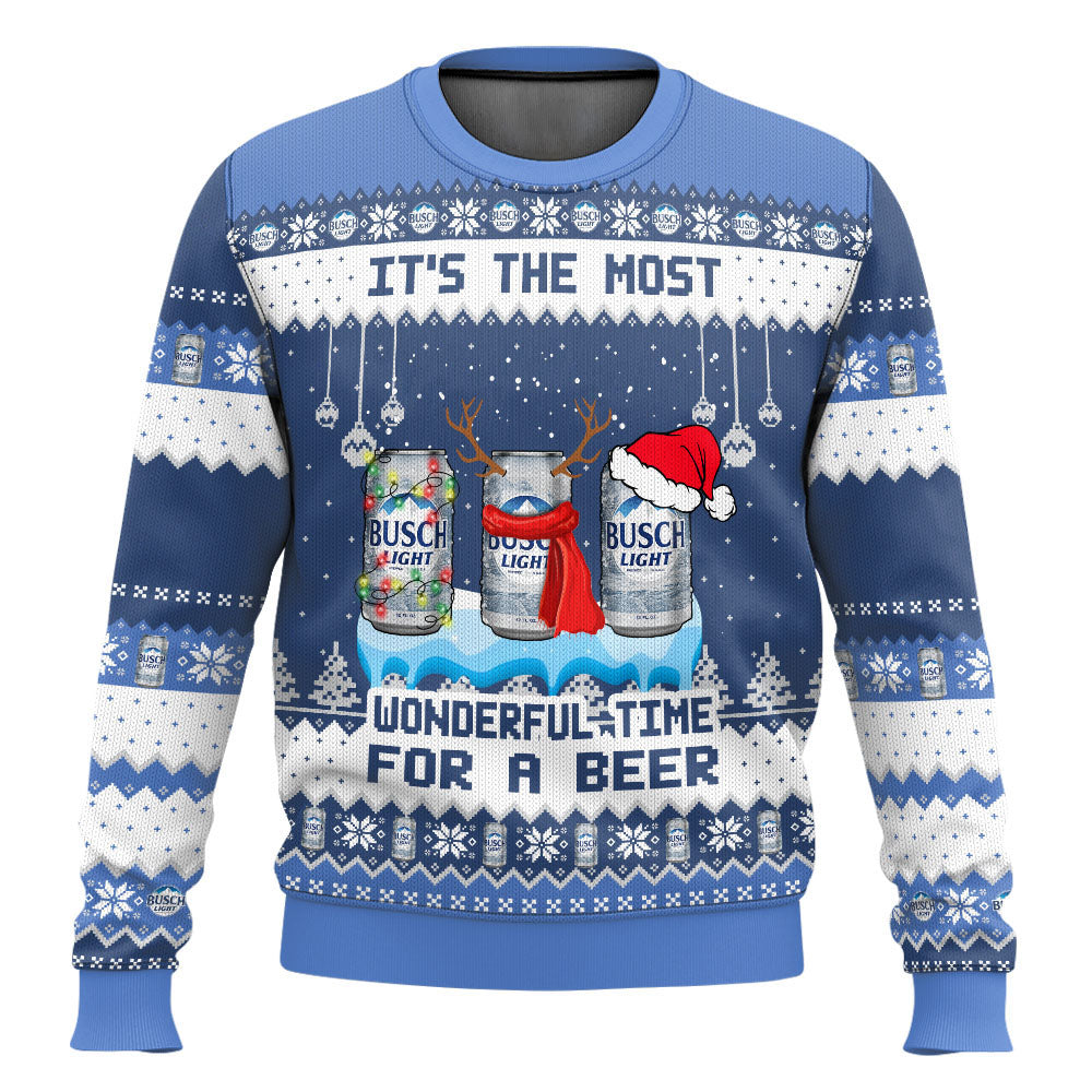 It’s The Most Wonderful Time For A Busch Light Ugly Sweater