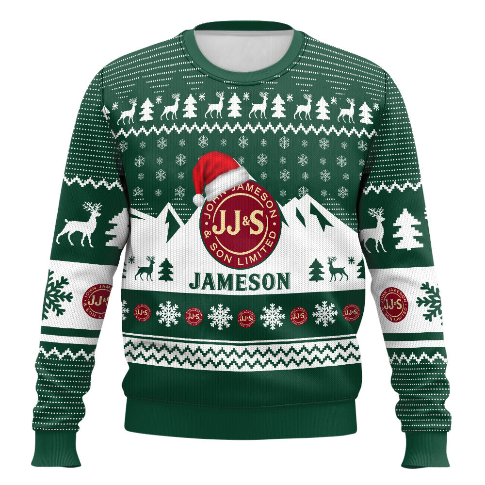 Jameson Irish Blended Whiskey Ugly Sweater