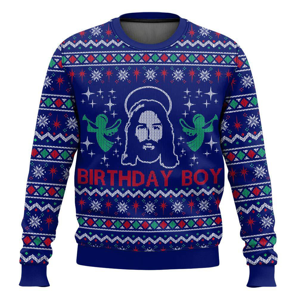 Jesus Birthday Boy Ugly Sweater