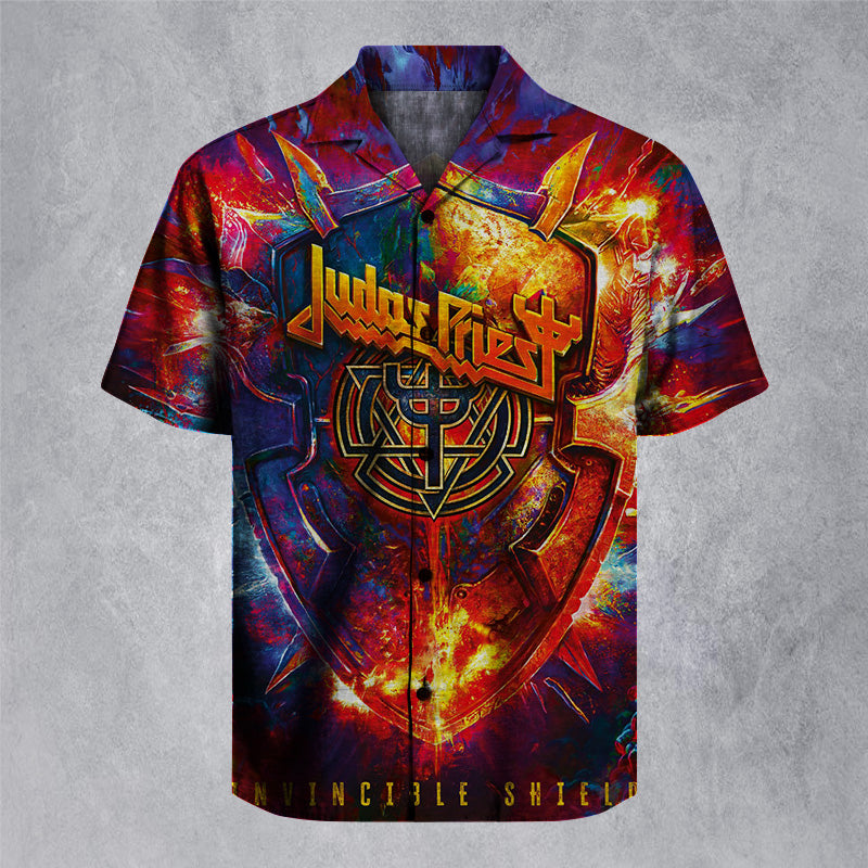 Judas Priest - Invincible Shield  Unisex Hawaiian Shirt