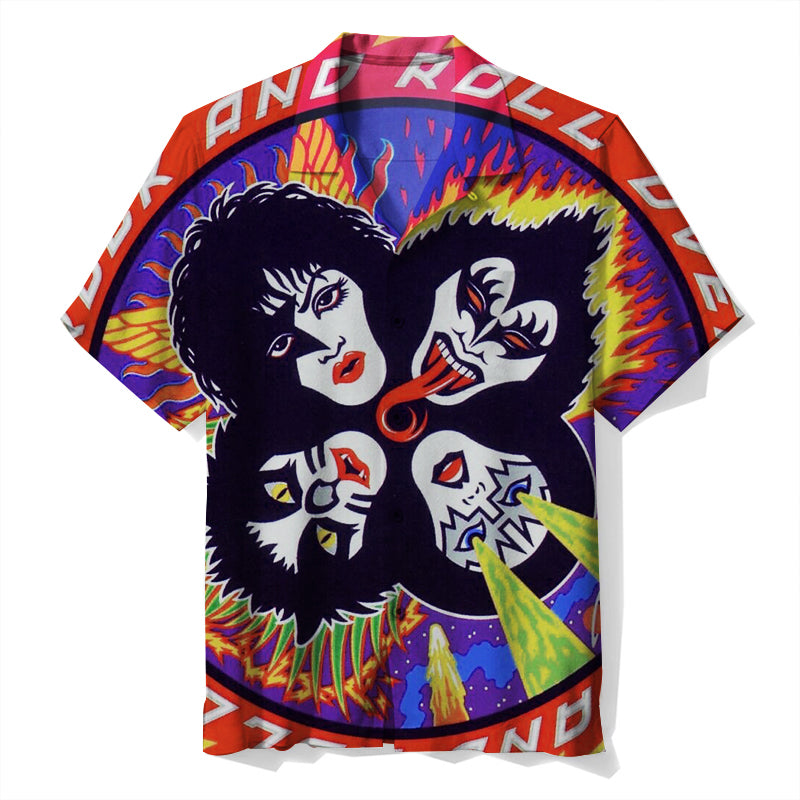 KISS-Rock and Roll over Unisex Hawaiian Shirt