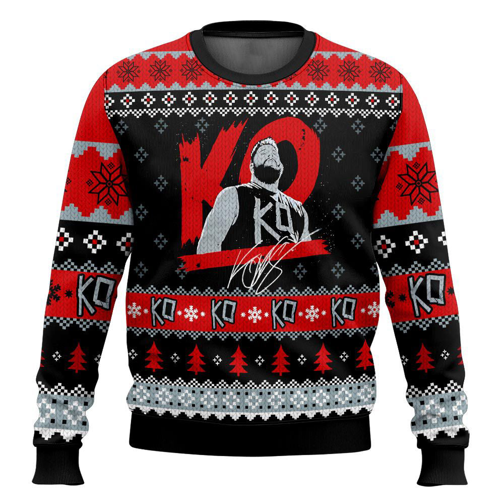 Kevin Owens Ko WWE Ugly Sweater