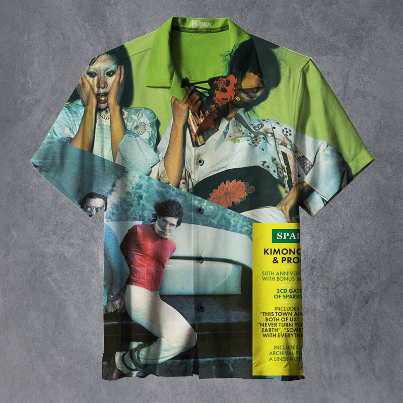 Kimono My House - Sparks Unisex Hawaiian Shirt