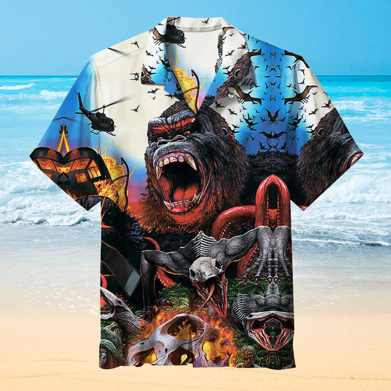 Kong Skull Island Universal Hawaiian Shirt