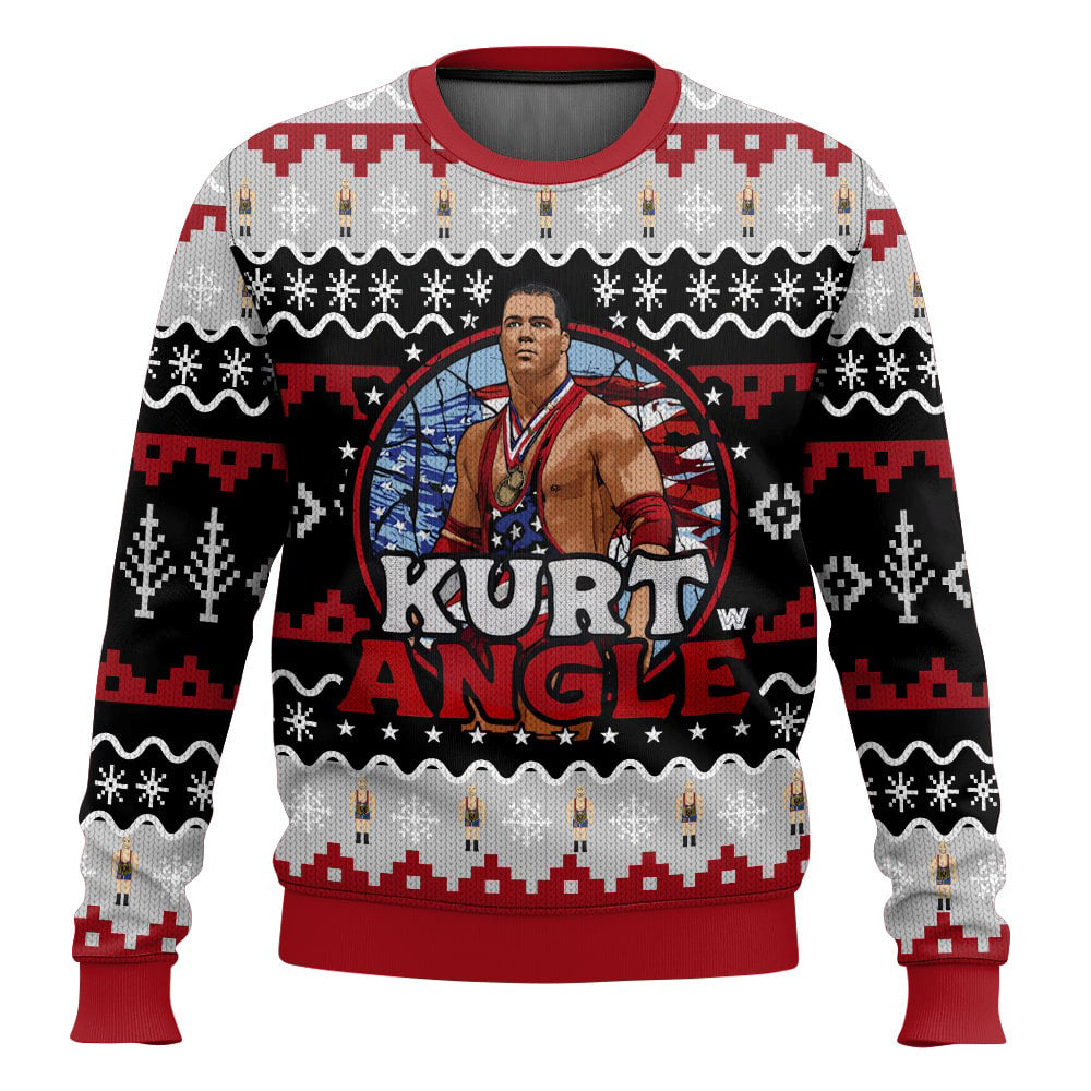 Kurt Angle WWE Ugly Sweater