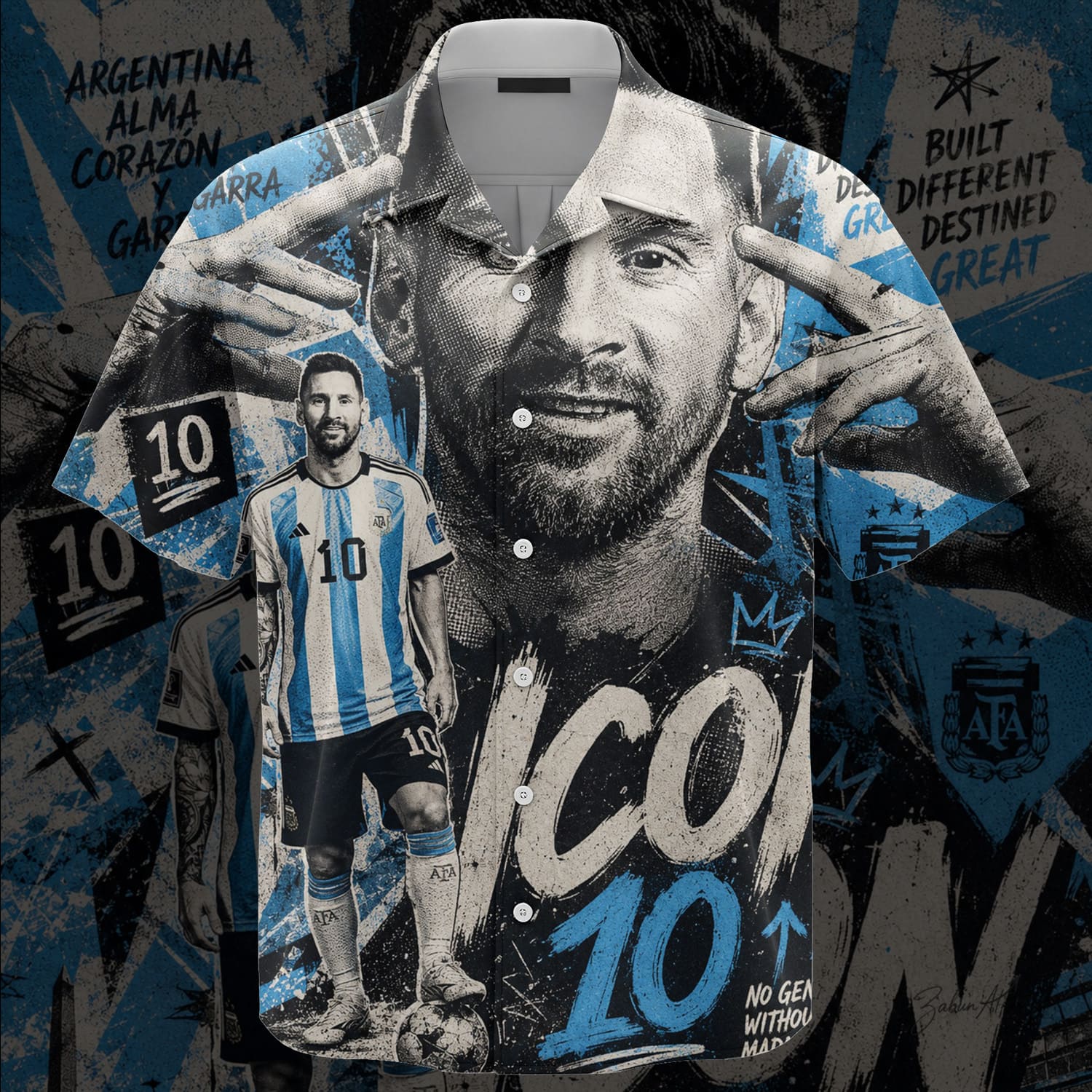 Leo Messi-1 Unisex Hawaiian Shirt