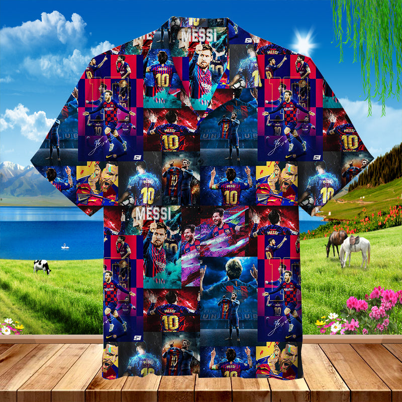 Lionel Messi Unisex Hawaiian Shirt