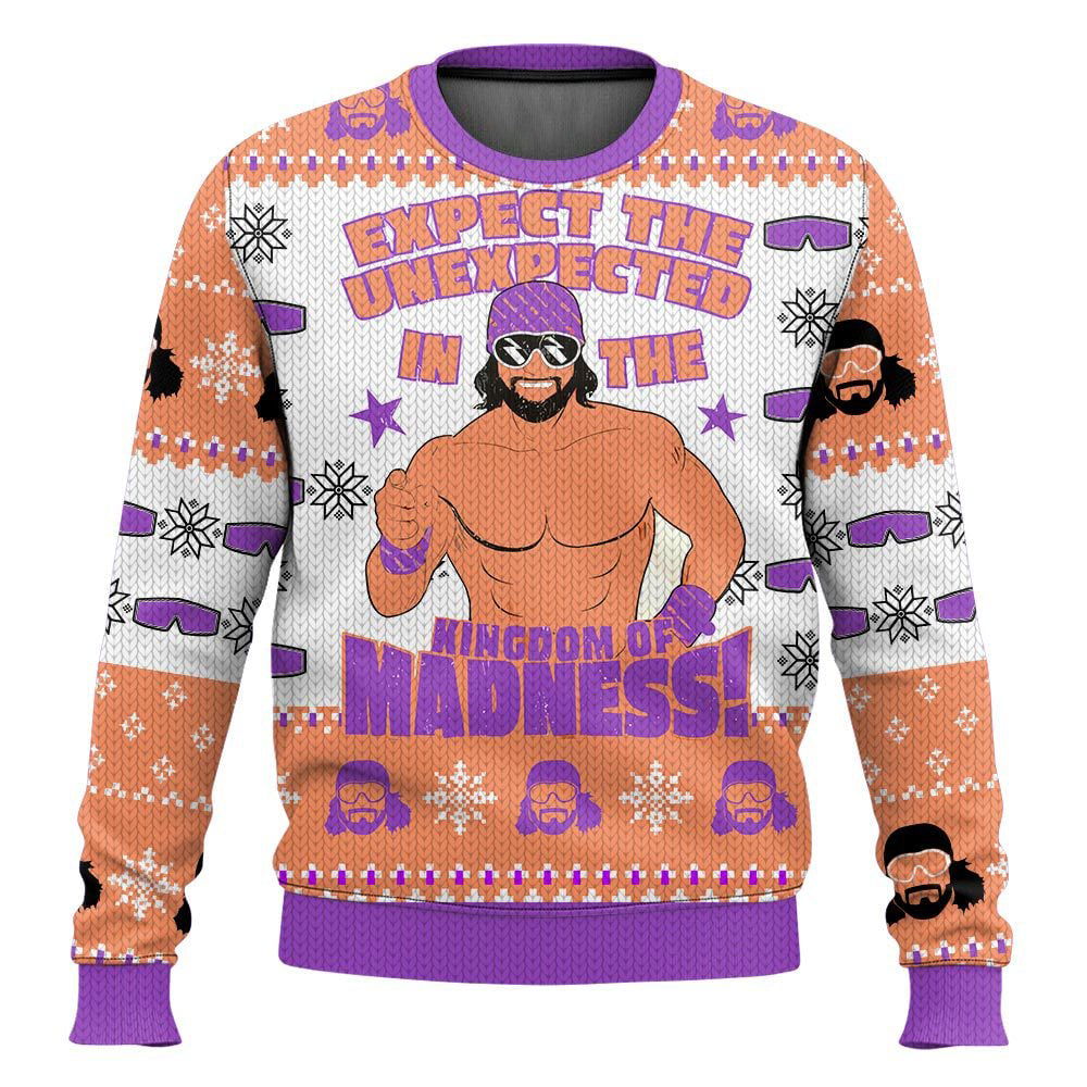 Macho Man Expect The Unexpected WWE Ugly Sweater