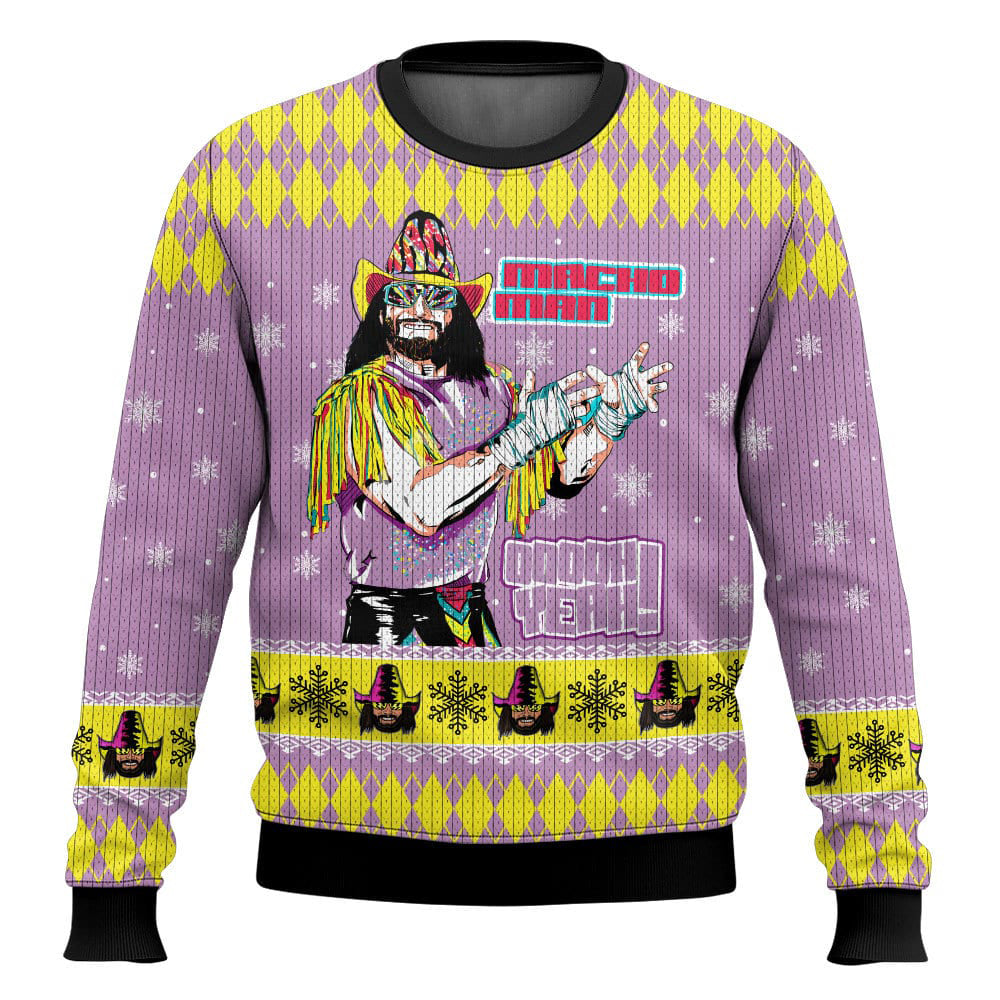 Macho Man Oh Yeah WWE Ugly Sweater