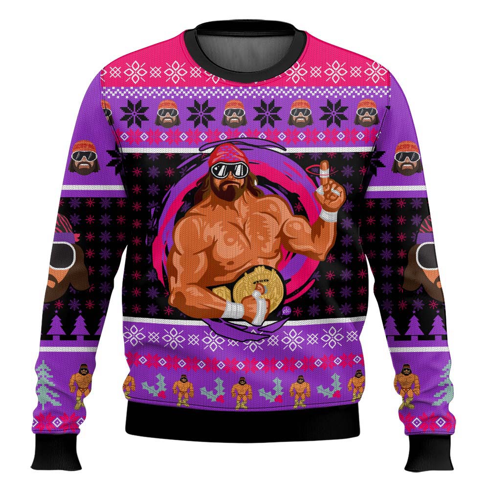Macho Man Randy Savage WWE Ugly Sweater