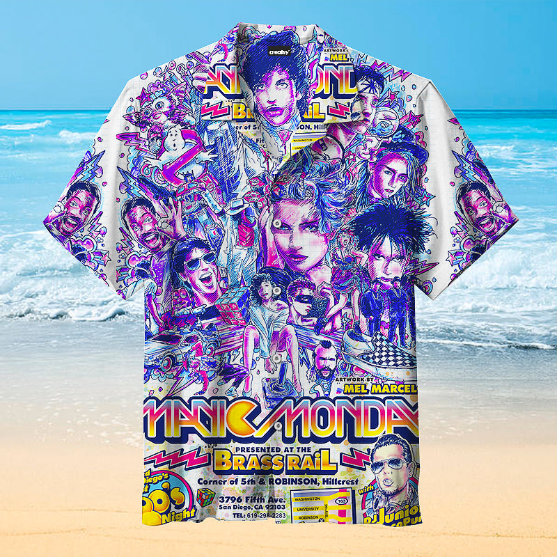 Manic Monday 80's Night Universal Hawaiian Shirt