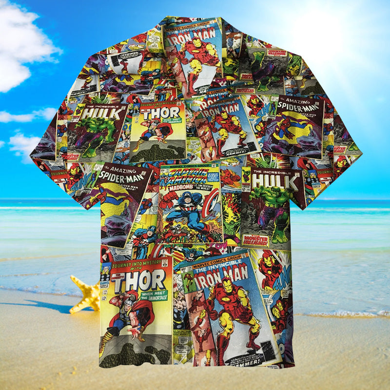 Marvel Comics Unisex Hawaiian Shirt