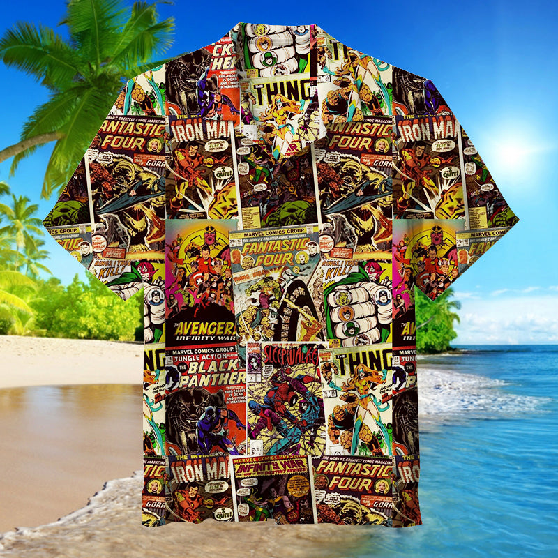 Marvel Comics Unisex Hawaiian Shirt