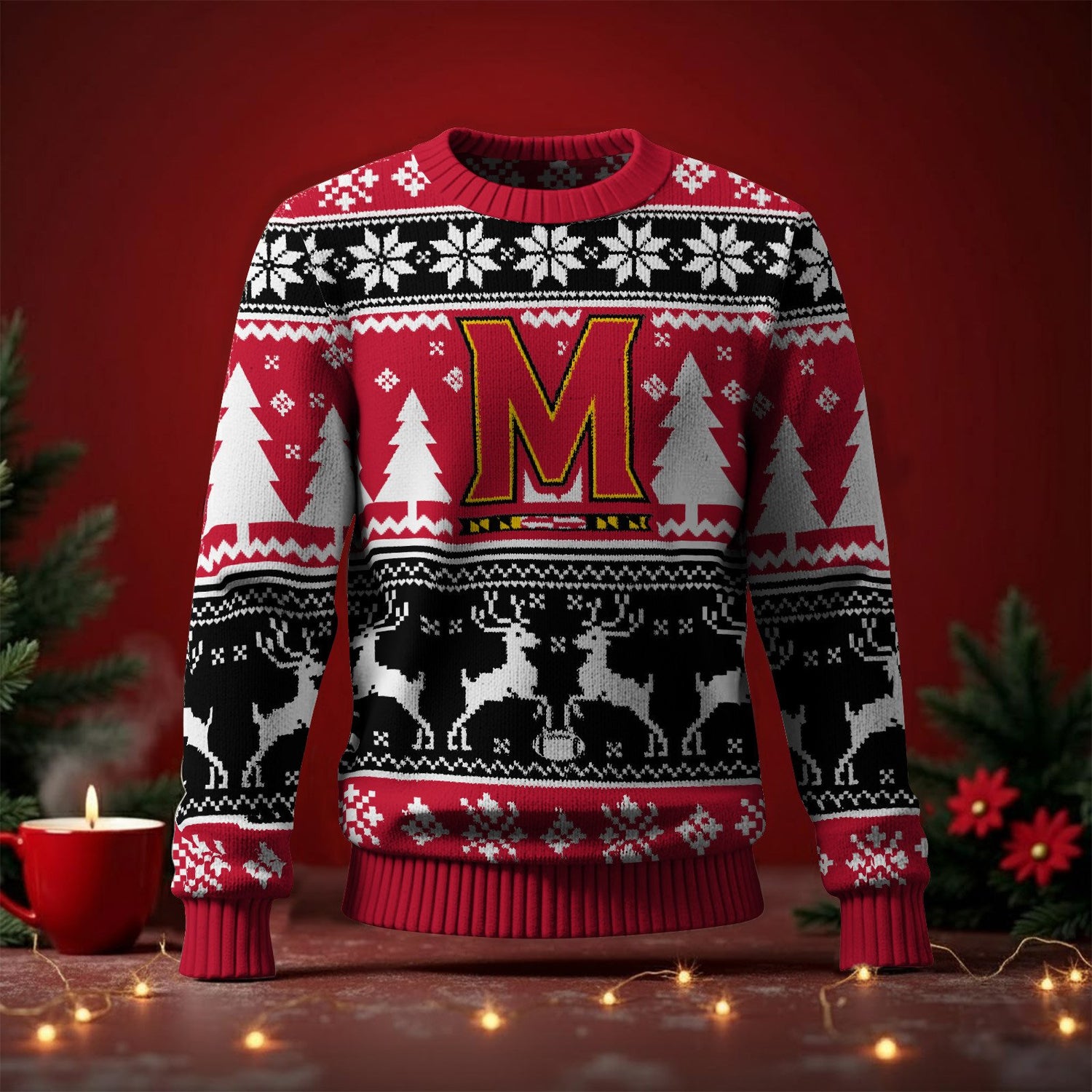 Maryland Terrapins Ugly Sweater