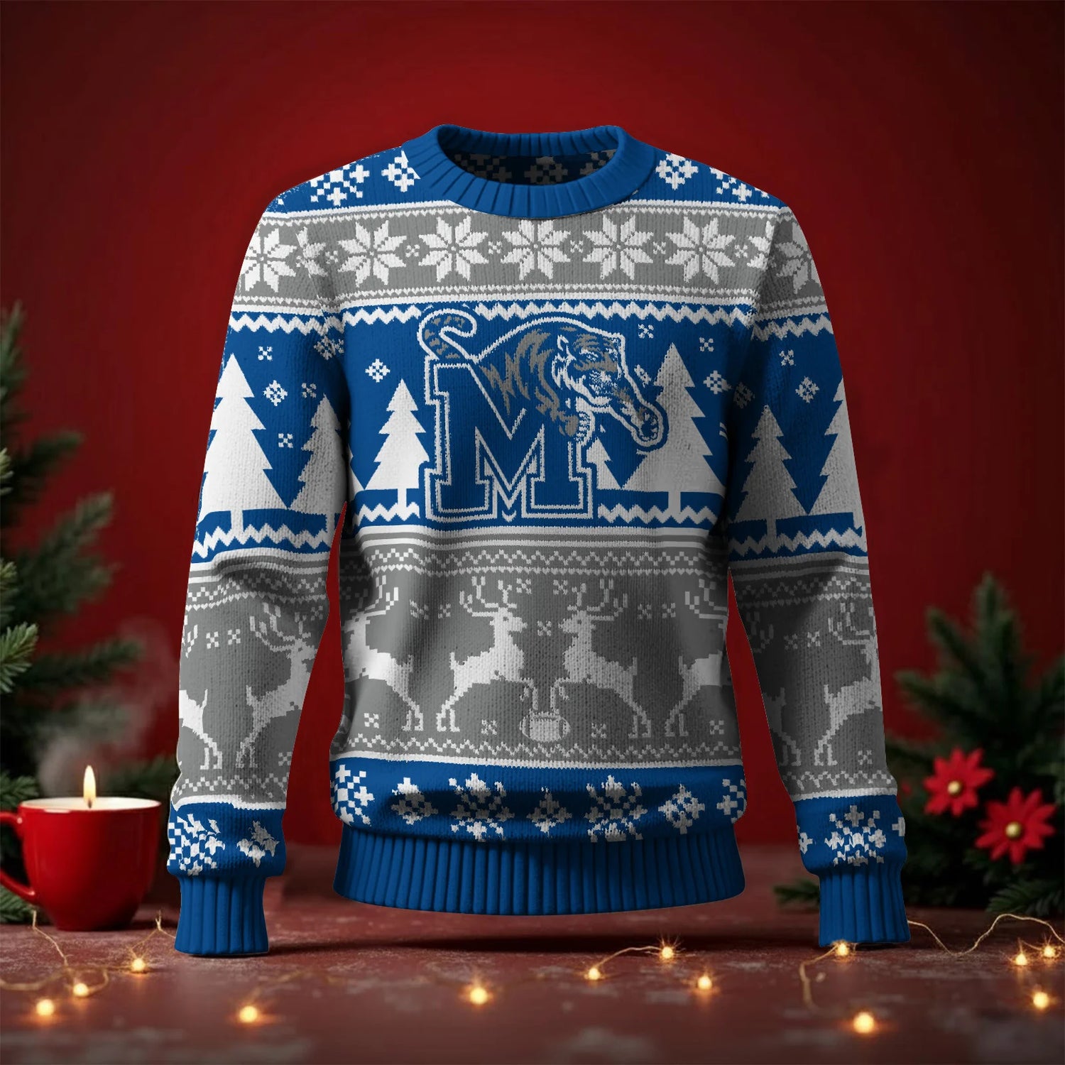 Memphis Tigers Ugly Sweater