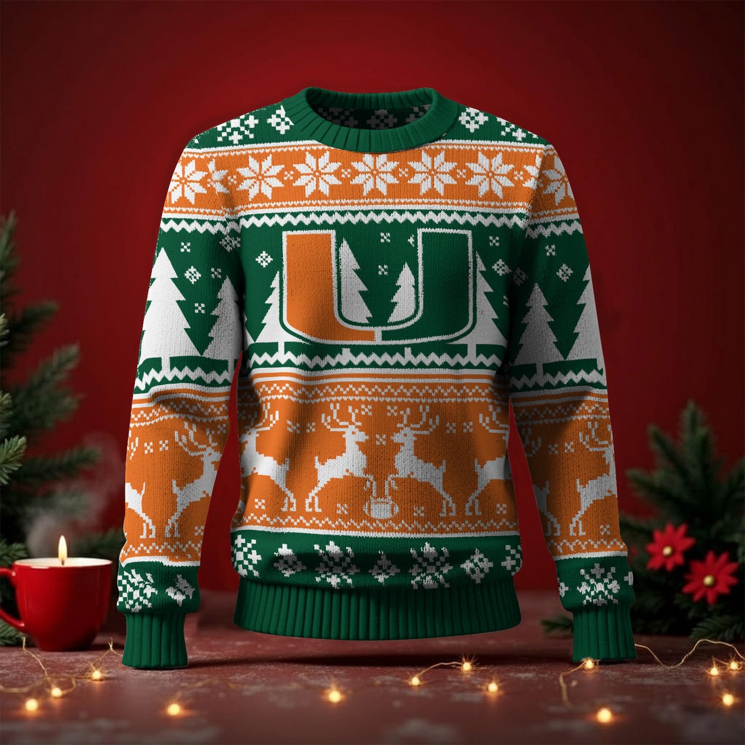 Miami Hurricanes Ugly Sweater