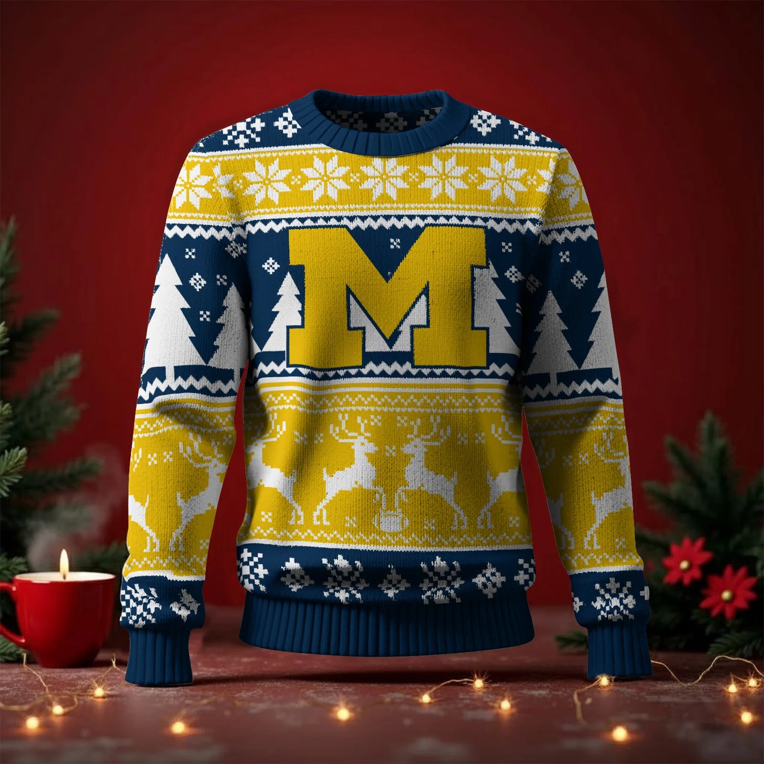 Michigan Wolverines Ugly Sweater