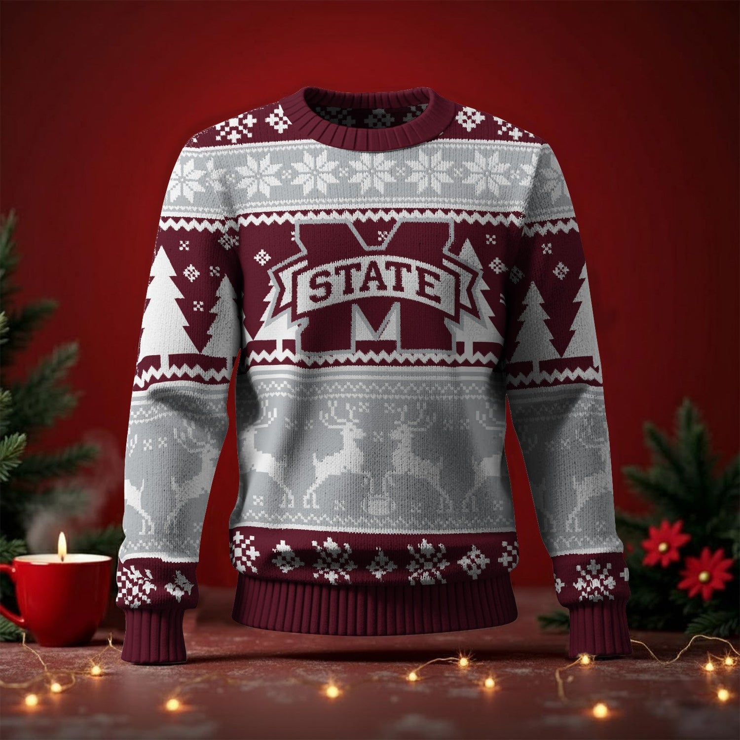 Mississippi State Bulldogs Ugly Sweater