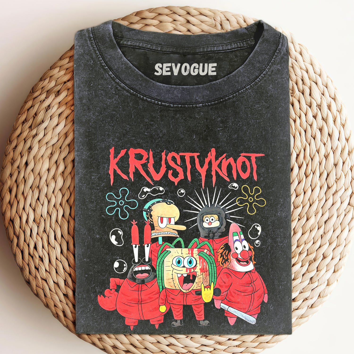 Music Slipknot Vintage Washed V1  Unisex Tee, Sweatshirt & Hoodi