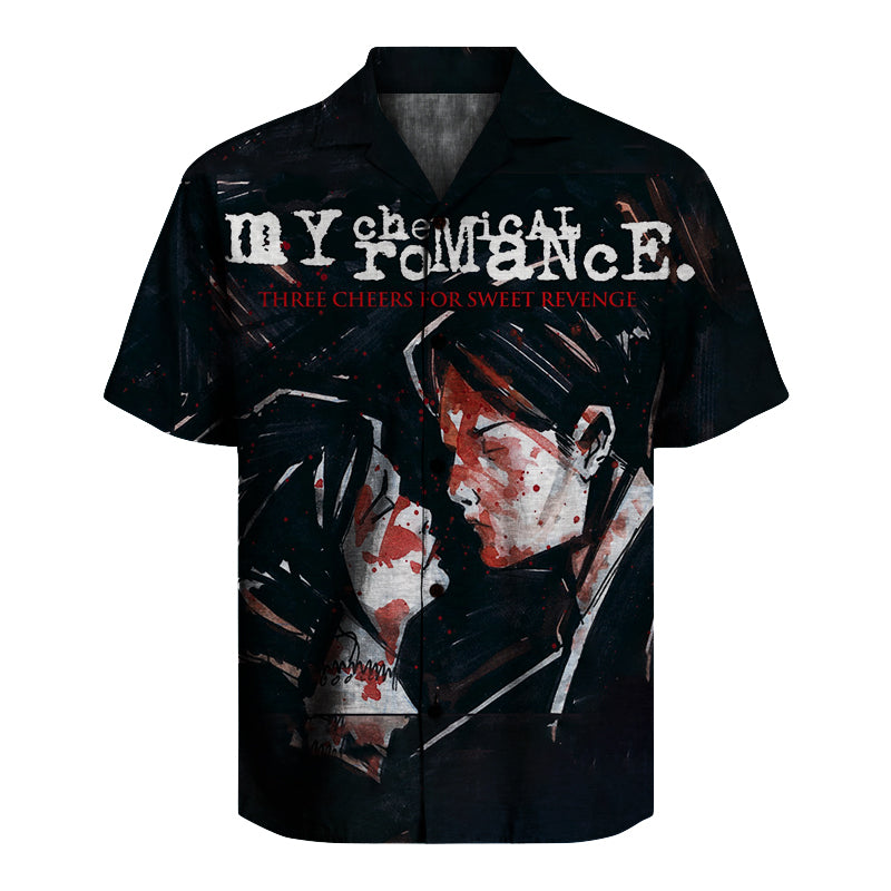 My Chemical Romance - Three Cheers for Sweet Revenge  Unisex Hawaiian Shirt
