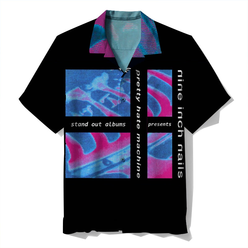 N̲ine I̲n̲ch N̲ails - Pretty Hate Machine Unisex Hawaiian Shirt pues