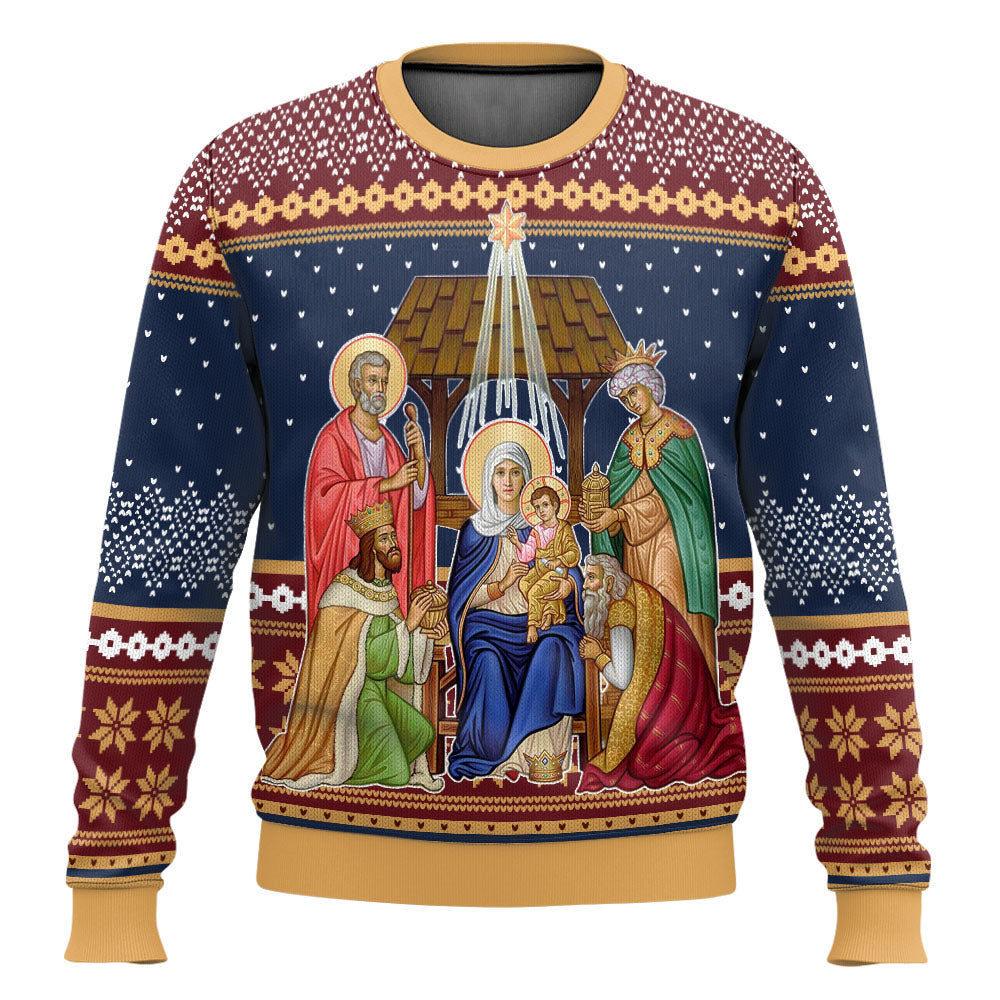 Nativity Of Jesus Christ Ugly Sweater