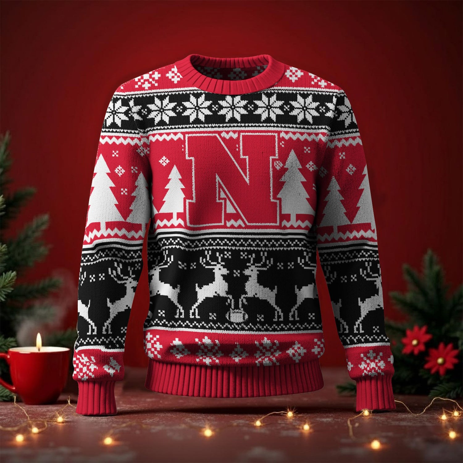 Nebraska Cornhuskers Ugly Sweater