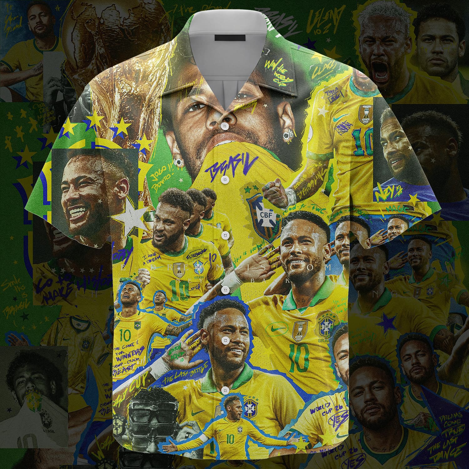 Neymar Jr  Unisex Hawaiian Shirt