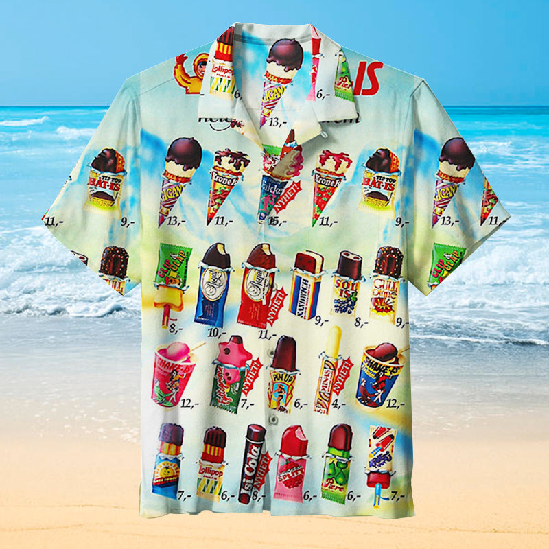 Oh, those old summers, those old ice creams Unisex Hawaiian Shirt