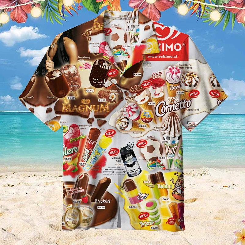 Oh, those old summers, those old ice creams |Unisex Hawaiian Shirt